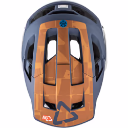 Leatt MTB 4.0 Enduro Casque de descente, gris-blanc, taille S pour Hommes