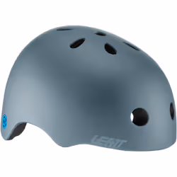 Leatt MTB Trail 1.0 Solid Casque de vélo, bleu, taille M pour Hommes