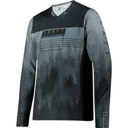 Leatt MTB Gravity 4.0 Maillot vélo, noir-gris, taille S pour Hommes