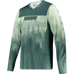 Leatt MTB Gravity 4.0 Maillot vélo, vert, taille S pour Hommes