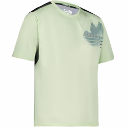 Leatt MTB Trail 1.0 Short Sleeve Maillot vélo, vert, taille L pour Hommes