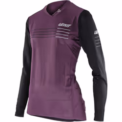 Leatt MTB Gravity 4.0 Maillot Bicylce Dames, noir-pourpre, taille XL pour Femmes