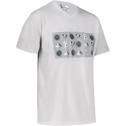 Leatt MTB All Mountain 2.0 Symbol Short Maillot de vélo pour enfants, gris, taille S pour Des gamins - Vue supplémentaire 2