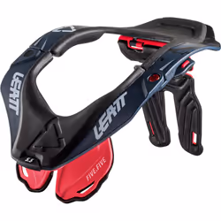 Leatt 5.5 Attelle cervicale, noir-rouge, taille S M pour Hommes