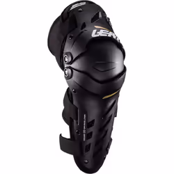 Leatt Dual Axis Protecteurs de genou et de tibia, noir, taille S M pour Hommes
