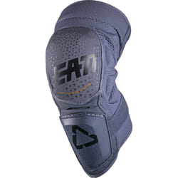 Leatt 3DF Hybrid Protecteurs de genoux de motocross, gris-bleu, taille S M pour Hommes