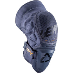 Leatt 3DF Hybrid Protecteurs de genoux de motocross, gris-bleu, taille 2XL pour Hommes