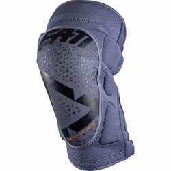 Leatt 3DF 5.0 Zip Garde genou de motocross, bleu, taille S M pour Hommes