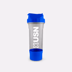 USN - Ultimate Sports Nutrition Tornado Shaker, 750 ml, Sports, Bleu, Transparent, Adulte, Bouchon à clapet, ml