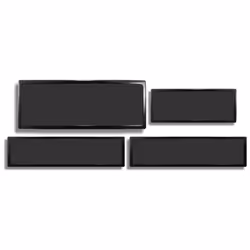 DEMCiflex Corsair Obsidian 900D Dust Filter Kit, Filtre anti-poussière, Noir, 4 pièce(s)