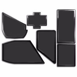 DEMCiflex 0476, Filtre anti-poussière, Noir, NZXT Phantom 530, 6 pièce(s)