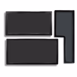DEMCiflex 0539, Filtre anti-poussière, Noir, Enthoo Luxe, 3 pièce(s)