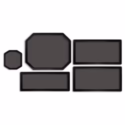 DEMCiflex DF0507, Filtre anti-poussière, Noir, Cooler Master 690 III, 5 pièce(s)