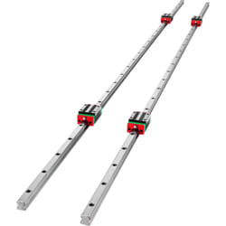 Vevor - Miniature Rail Lineaire Guide HSR15X1500, 2 Rails Lineaire +4 Blocs de Guidage HSR15 - 1500 mm, Rails Lineaires cnc, pour le Routeur cnc