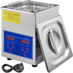 Nettoyeur a Ultrasons 2L Pour Bijoux Appareil Nettoyage Ultrasons Professionnel Nettoyeur Digital Affichage Ultrasonique (2L) - Vevor