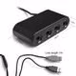 Kabalo GameCube GC - WaveBird câble convertisseur de ladaptateur de manette pour Wii U et PC noir