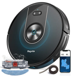 Bagotte BG800 Max robot aspirateur 0,5 L Sans sac Noir