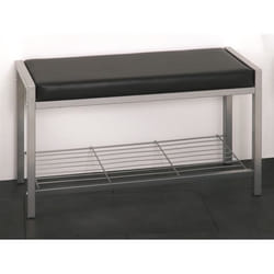 Banc en tub dacier Coloris Alu-Noir Dim : L80…
