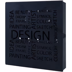 Boite à clés en métal, noir qui permet de ranger toutes les clés de la maison, un objet beau et pratique qui vous fera gagner ...