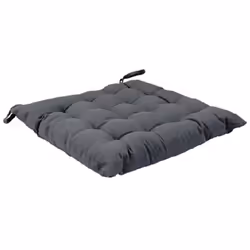La galette de chaise carrée matelassée est très confortable, en coton ! Elle habille vos chaises et vient compléter la déco d ...