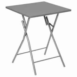 Table Pliante Grise 60 x 60 x 75 cm