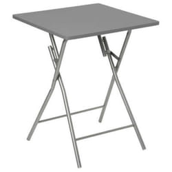 Table Pliante Grise 60 x 60 x 75 cm