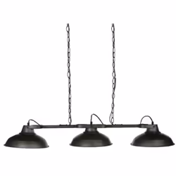Lampe Suspension Métal 3 Têtes Noir donnera du style à votre intérieur, il apportera une touche de fantaisie dans votre intér ...