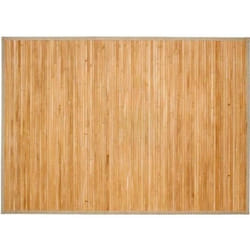 Tapis En Bambou latte Naturel - L170 x l120 cm
