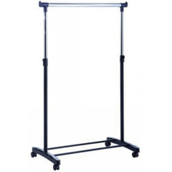 Pegane - Portant pour vêtements simple noir, 90 x 79,5 x 43 cm