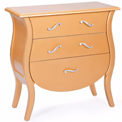 Elégante commode de style néo baroque apportera une touche de délicatesse dans une chambre, une entrée ou encore dans un salo ...