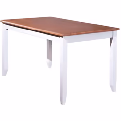 Cette table à manger est une grande table où toute la famille peut manger. Elle est entièrement en bois massif. Le châssis es ...