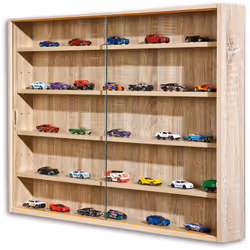 Cette vitrine murale pour miniatures mettra en valeur tous vos objets de collection,figurines, voitures miniatures, parfums, ...
