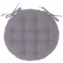 Simple mais élégante, cette galette de chaise de couleur gris vous offrira une assise confortable dans votre salon ou votre c ...