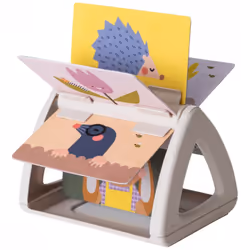 Les jouets sont le moyen idéal pour favoriser le développement des tout petits. Le jouet Taf Toys Tummy Time Spining Book Urb ...