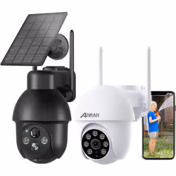 Description générale La caméra de surveillance ANRAN P3 combine une caméra filaire Wi-Fi 5MP et une caméra sans fil à batteri ...