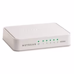 NETGEAR GS205, Non-géré, Gigabit Ethernet (10/100/1000)