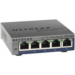 NETGEAR GS105E Géré L2/L3 Gigabit Ethernet (10/100/1000) Gris