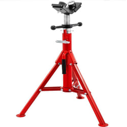 VEVOR Support de douille avec tete en V de 28 po a 51.5 po de type 1107A a transfert a 2 billes et pieds repliables 2500LB Hauteur ajustable de 28 po