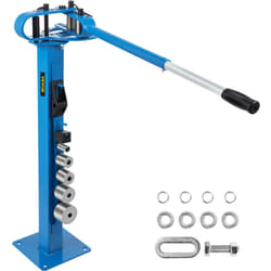 Cintreuse Manuelle Presse de plancher en metal type de sol 7 matrices Poignee telescopique montable de 1-3 ' - Vevor