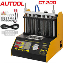 Vevor - CT200 Carburant Injecteur Nettoyeur Testeur de Fuel Ultrasonique 6 Cylindres