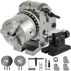 VEVOR Tete De Division 4 "/ 100MM Tete Universelle peut etre utilisee pour la division directe et indirecte