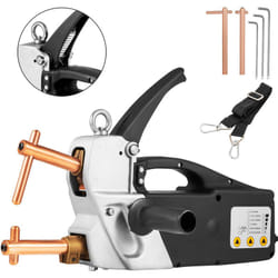 Pistolet de Soudage par Points Electrique Compact 400V Soudeuse par Point avec Pointes Remplacables 120mm Poste a Souder Epaisseur Maximale Soudure