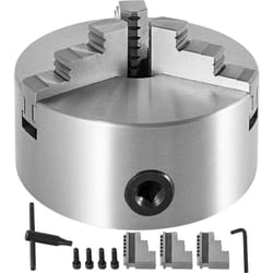 Mandrin a Machoire K11-200, Mandrin de Tour Accessoires pour perceuses, Mandrin a centrage a 3 machoires, pour le serrage des arbres suspendus/des