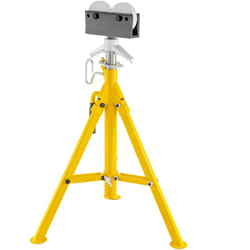 Vevor - Support chandelle a tuyaux 4500 lbs Support de tuyau avec tete a roller pour soutenir le tuyau pendant le filetage hauteur reglable jusqu'a