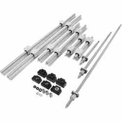 Ensemble de Rail Linéaire Guide SBR20 La liste est pour les rails linéaires SBR20-300 / 600/1000 mm pris en charge (6 rails p ...