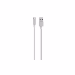 Belkin F2CU021BT04-SLV, 1,2 m, USB A, Micro-USB A, Mâle/Mâle, Argent