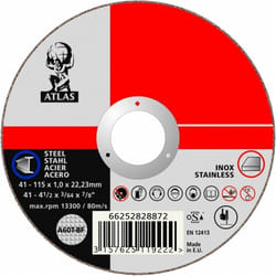 Atlas - disque tronconner 125x1,6x22,2