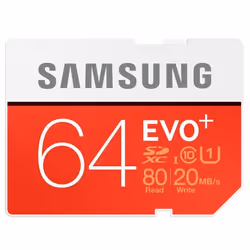 Samsung MB-SC64D/EU, 64 Go, SDXC, Classe 10, UHS, 80 Mo/s, 20 Mo/s