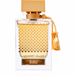 Pour tout le monde, sans qu’aucune différence ne soit faite. L’eau de parfum unisexe Rasasi Qasamat Bareeq convient aussi bie ...