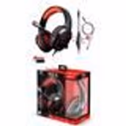 Casque Gaming - Spirit of Gamer - Pro H7 - Stéréo - Rouge - Circum-aural